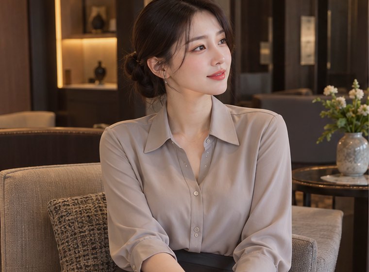 인계동 포근건강 회복 관리 안내 카드의 서로 다른 20대 성인 한국 여성 모델